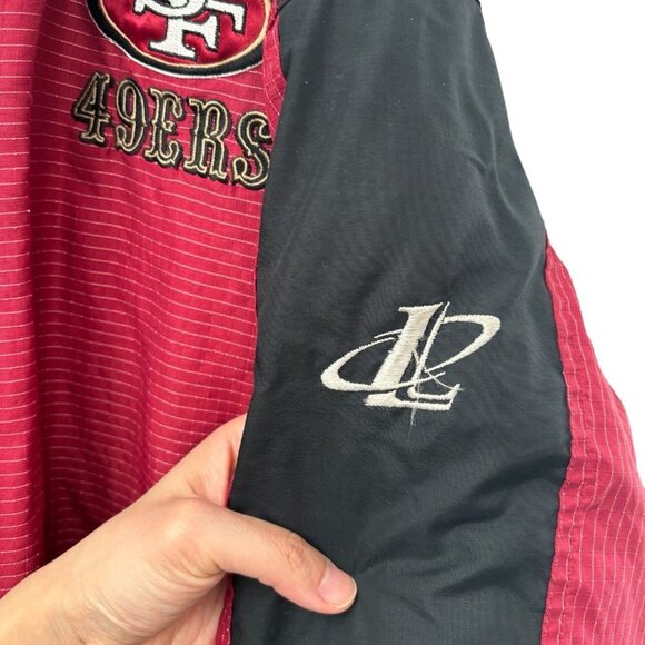 Vintage 1990s Y2K Logo Athletic NFL Pro Line San Francisco 49ers Jacket Medium M - Picture 6 of 9